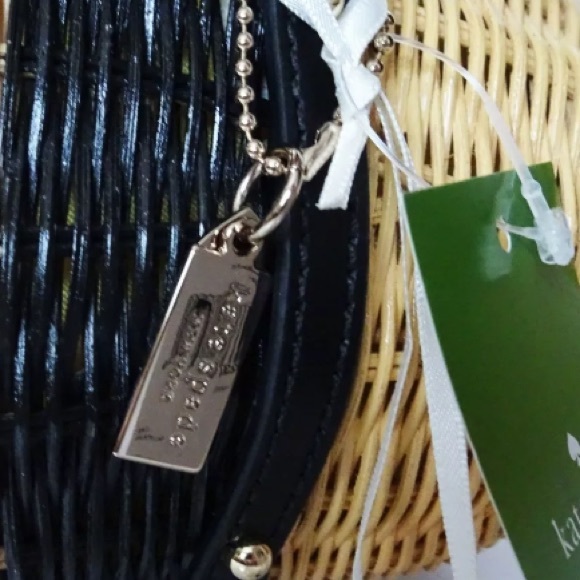 Kate Spade Down the Rabbit Hole Wicker Bee satchel - Picture 4 of 7